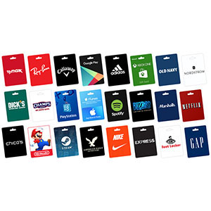 Get Gift Cards from Big Brands