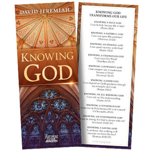 Free Knowing God Bookmark