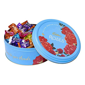 Free Roses Cadbury Christmas Tin